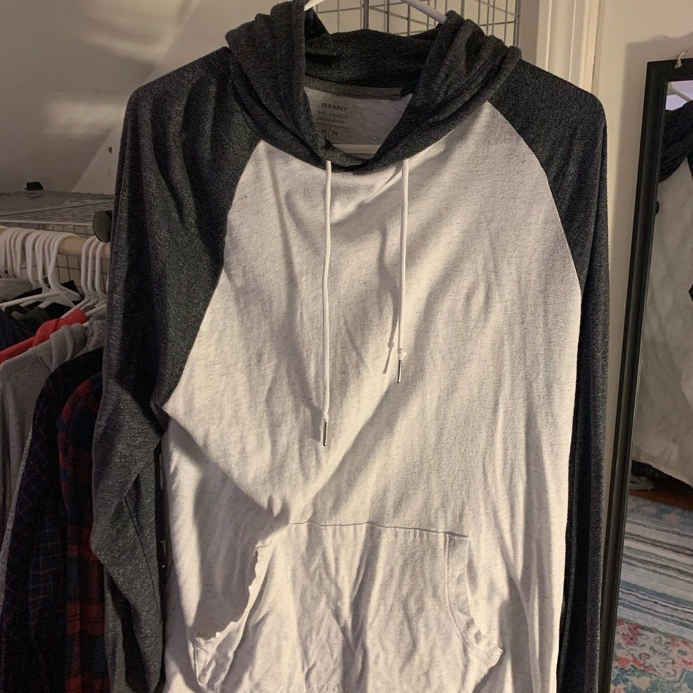 Old Navy Two-Tone Pullover Hoodie